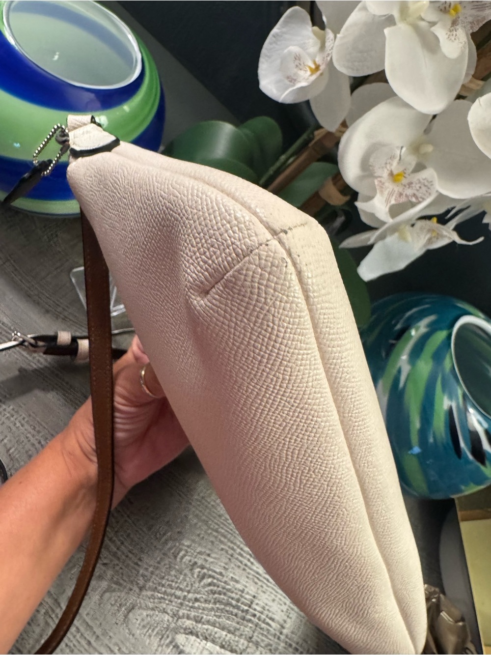 Coach Crossbody Bag in Ivory and Brown - Picture 8 of 12